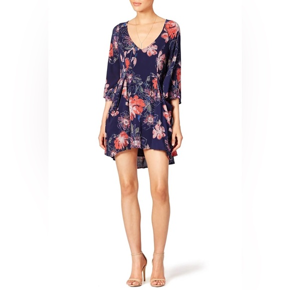 Free People Dresses & Skirts - Free People Floating Florals High Low Dress Size 0